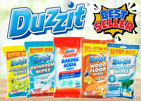 Best Selling Duzzit Wipes - Click Here